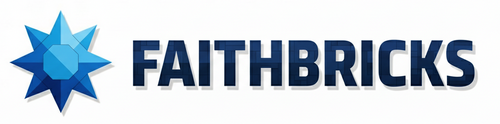 FaithBricks Logo with Smaller Star